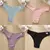 FINETOO-bragas de algodón para mujer, ropa interior Sexy de cintura baja, lence en internet