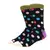 Calcetines de algodón peinado para hombre, medias divertidas de colores brillan en internet