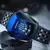 HOURSLY-Reloj de pulsera de acero inoxidable para hombre, cronógrafo de cuarzo, - comprar online