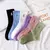 Calcetines de dinosaurio bordado para mujer, estilo Harajuku coreano, Kawaii, di - comprar online