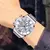 Reloj hombre Relojes de negocios de lujo para hombre, pulsera de oro, de cuarzo,