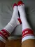 Imagen de Calcetines deportivos de nailon para Hombre, medias largas de fútbol, cómodos