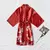 Bata de baño de satén para mujer, Kimono de seda, Sexy, a la moda, para novia en internet