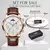 LIGE-reloj analógico de cuero para hombre, nuevo accesorio de pulsera de cuarzo