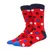 Calcetines de algodón peinado para hombre, medias divertidas de colores brillan - MEGA BUY VARIETIES