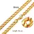 Imagen de Collar de eslabones de acero inoxidable unisex, gargantilla, cadena lisa, acceso