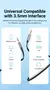 Vention-Cable auxiliar macho a macho para auriculares, Conector de Audio de 3,5m