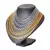 Collar de eslabones de acero inoxidable unisex, gargantilla, cadena lisa, acceso