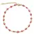 Tobillera de acero inoxidable para hombre y mujer, pulsera redonda de esmalte co en internet