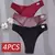 FINETOO-bragas de algodón para mujer, ropa interior Sexy de cintura baja, lence - MEGA BUY VARIETIES