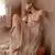 Pijama de malla de encaje para mujer, camisón largo para novia, bata de boda, a en internet