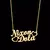 Imagen de Atoztide-collares con letras personalizadas para mujer, joyería personalizada,