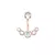 Piercing de Ombligo curvo de acero quirúrgico 316L para mujer y niña, anillos - comprar online
