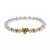 Pulsera de cuentas de madera para hombre, brazalete de leopardo hecho a mano, pi - comprar online