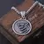 Collar con colgante de cabeza de Lobo el mago para Geralt con una caza salvaje 3
