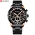 Nuevos relojes CURREN de moda con acero inoxidable, marca superior, cronógrafo - tienda online