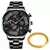 Imagen de Reloj hombre Relojes de negocios de lujo para hombre, pulsera de oro, de cuarzo,