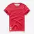 Camiseta de algodón para hombre, camisa básica informal de cuello redondo, top en internet