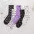 Calcetines de algodón con estampado divertido para mujer, medias de patinador, - tienda online