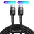 Baseus-Cable USB tipo C a USB tipo C, cargador de carga rápida, 5A, USB-C, 2m,