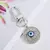 LLavero de arcoíris con diseño de mal de ojo, llavero de mano Hamsa para amigo en internet