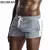 Pantalones cortos de pijama para hombre, ropa de dormir de algodón suave, a la en internet
