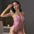 Ellolace floral bordado bodysuit feminino rendas até corpo bandagem sexy sem ma - tienda online