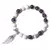Pulsera con colgante de ala de Ángel rosa para mujer, pulsera hecha a mano, cue en internet