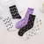Calcetines de algodón con estampado divertido para mujer, medias de patinador, - MEGA BUY VARIETIES