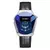 Imagen de HOURSLY-Reloj de pulsera de acero inoxidable para hombre, cronógrafo de cuarzo,