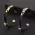 Kalen-pulsera de cuero de acero inoxidable para hombre, pulsera de moda de circón, accesorios con forma de superficie trenzada - tienda online