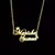Atoztide-collares con letras personalizadas para mujer, joyería personalizada, - MEGA BUY VARIETIES