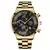 Reloj hombre Relojes de negocios de lujo para hombre, pulsera de oro, de cuarzo, - MEGA BUY VARIETIES