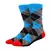 Imagen de Calcetines de algodón peinado para hombre, medias divertidas de colores brillan