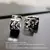 Pendientes de plata de ley 925 para niño y niña, joyería con personalidad de en internet