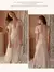 Imagen de Pijama de malla de encaje para mujer, camisón largo para novia, bata de boda, a