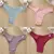 FINETOO-bragas de algodón para mujer, ropa interior Sexy de cintura baja, lence - MEGA BUY VARIETIES