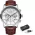 Imagen de LIGE-reloj analógico de cuero para hombre, accesorio de pulsera de cuarzo resis
