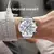 Reloj hombre Relojes de negocios de lujo para hombre, pulsera de oro, de cuarzo, - comprar online