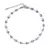Tobillera de acero inoxidable para hombre y mujer, pulsera redonda de esmalte co en internet