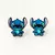 LT1429-colgantes de Stitch alien Anime para niños, aretes de oreja perforadas, en internet