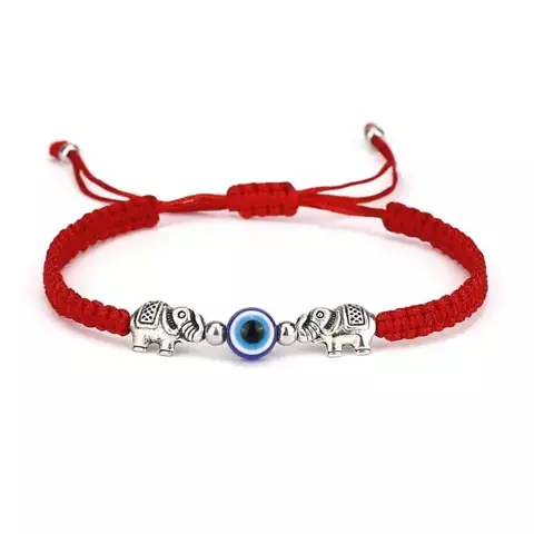 Pulseras turcas de mal de ojo de la suerte para hombres y mujeres, pulsera de cu