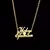 Atoztide-collares con letras personalizadas para mujer, joyería personalizada, - MEGA BUY VARIETIES