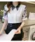 Blusa de manga curta feminina, camisa estampada, Tops, verão, E991, 2021