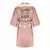 Kimono de satén para mujer, bata de fiesta de Reina y escuadrón, recuerdo de p