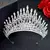 Corona redonda de circón para boda, diadema de lujo con diamantes de imitación - MEGA BUY VARIETIES