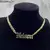 KristenCo-Collar personalizado con nombre, colgante de Color dorado, cadena plan - MEGA BUY VARIETIES