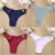 FINETOO-bragas de algodón para mujer, ropa interior Sexy de cintura baja, lence