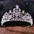 Tiaras de diamantes de imitación para novia, diademas de Color plateado púrpur - comprar online