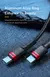 Imagen de Baseus-Cable USB tipo C a USB tipo C, cargador de carga rápida, 5A, USB-C, 2m,